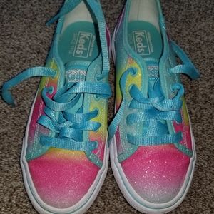 Keds Rainbow Glitter Sneakers (Tennis Shoe)